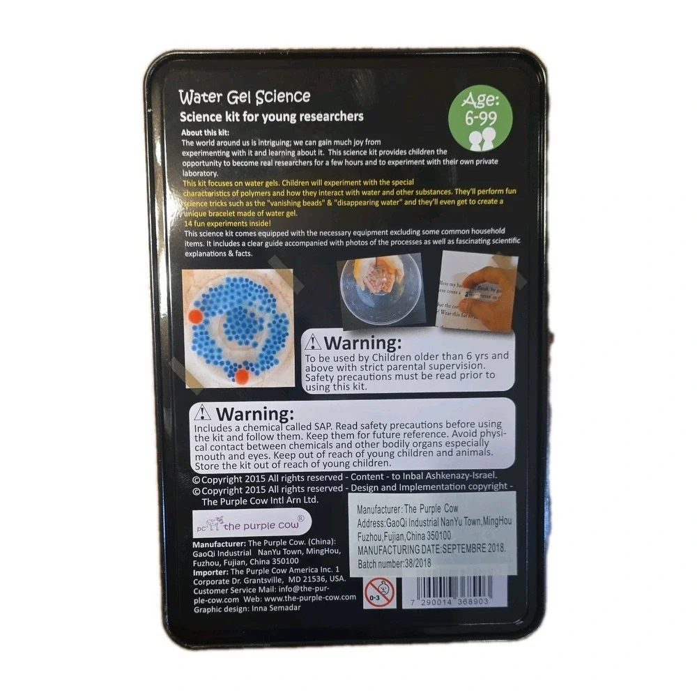 NEW 2 Science Kits for Kids Experiment Educational with Safety Glasses